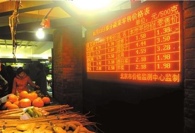 北京蔬菜價格漲勢已趨緩 曬菜價防止借機漲價