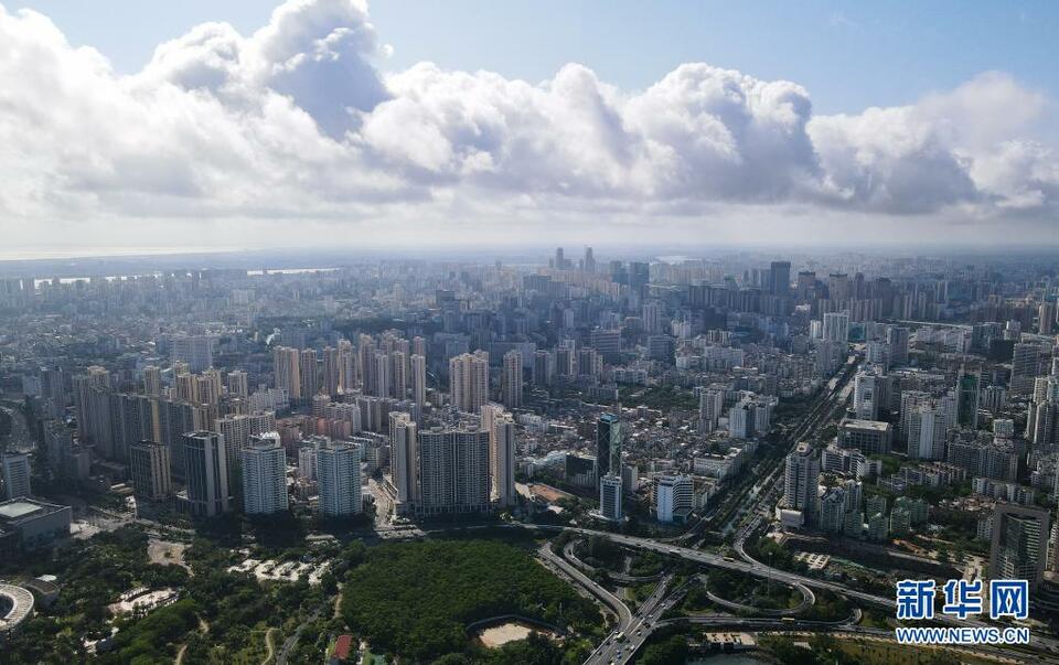 新華全媒+|“天空之眼”瞰海口